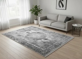 DC Koberec Exclusive 249 sivá čierna Rozmer: 140×190 cm