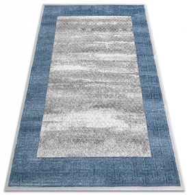 Moderný koberec NOBLE  1512 68 vzor rámu, Grécky vintage, krémovo/ modrý