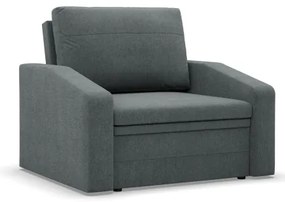 Kreslo ORBIT rozkladacie, tmavosivé