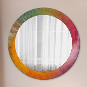 Okrúhle ozdobné zrkadlo na stenu Hypnotická špirála fi 70 cm