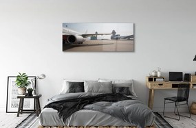 Obraz plexi Letiskové lietadla neba budovy 120x60 cm