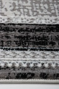 Koberec Tender 27145A VELVET čierny / svetlosivý
