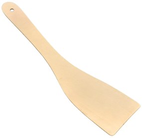 AMADEA Drevená obracačka prehnutá, masívne drevo, 27 cm