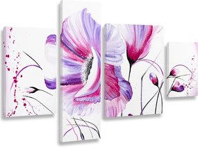 Autorská reprodukcia na plátne KVETY XOBDO118D4