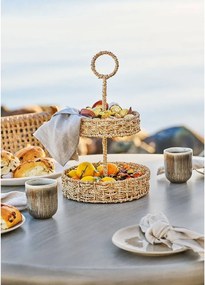 Sivobéžové kameninové šálky v súprave 4 ks 360 ml Viola – House Nordic