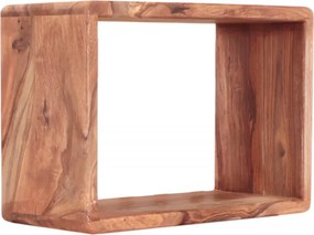 Polica na stenu Tina 50x35x22 indický masív palisander Only stain