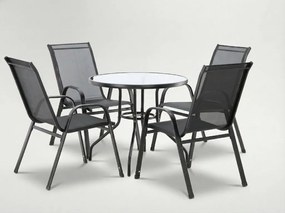 CH Súprava záhradného nábytku Ronny - čierna