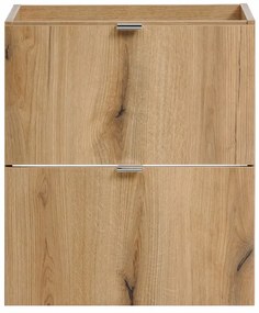 Koupelnová sestava Nova Oak se skříňkami a umyvadly 120 cm dub evoke