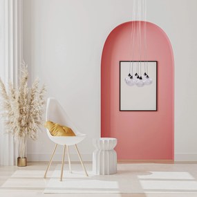 Toolight Toolight, závesné svietidlo 7xG9, MS020-7CP, čierna matná, OSW-09633