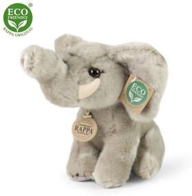 Plyšový slon sediaci 18 cm ECO-FRIENDLY