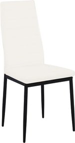 Jedálenská stolička HRON, biela/čierna