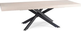 Vintino Stôl AGORDO 160–240 cm kašmír/čierny