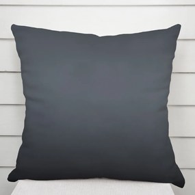 Biante Saténová obliečka na vankúš LUX-049 Antracitovo sivá 45 x 45 cm