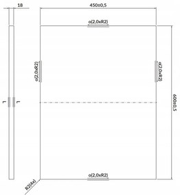 Cersanit Larga, doska na skrinku 60cm, mramor čierny, S932-057