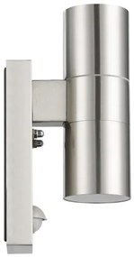 Eglo 79594- LED Vonkajšie svietidlo so senz. ARAPONGAS 2xGU10/2,8W/230V IP44 chróm