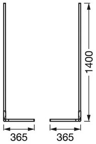 Ledvance - LED RGBW Stmievateľná stojacia lampa SMART+ FLOOR LED/14W/230V Wi-Fi+DO
