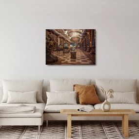 Sklenený obraz - Pražské Klementinum (70x50 cm)
