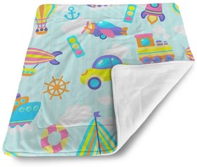 Sablio Deka pre bábätko Autíčka - 90x120 cm