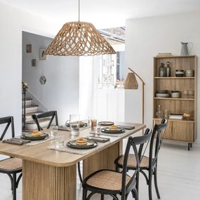 Atmosphera - Stojacia lampa PALM 1xE27/60W/230V bambus/konope