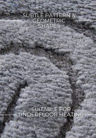 ELLE Decoration, Kusový koberec New York 106206 Anthracite, 80x120, šedá, chodba / predsieň