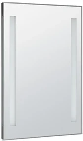 Aqualine Aqualine, LED podsvietené zrkadlo 50x70cm, gombíkový vypínač, ATH5