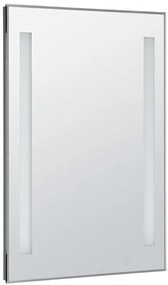 Aqualine Aqualine, LED podsvietené zrkadlo 50x70cm, gombíkový vypínač, ATH5