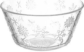 Altom Súprava 6 sklenených misiek Snowflakes 13 cm, 400 ml