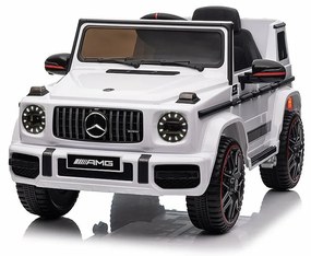 Elektrické autíčko Baby Mix Mercedes-Benz G63 AMG white