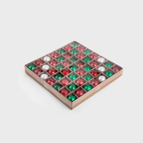 Vianočné guľky GERONI farebné 714511 (48ks)