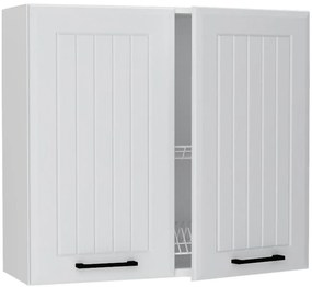 Skrinka do kuchyne Irma W80su Alu Svetlo šedá Mat