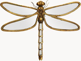 Zrkadlová nástenná dekorácia Dragonfly, Š 46 cm