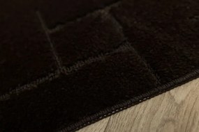 Kúpeľňový koberček TERAMO tmavohnedý