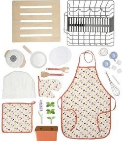 KidLand Drevená detská kuchynka Deluxe 486020