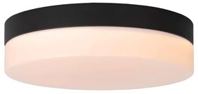 Lucide 79111/24/30 - LED Kúpeľňové svietidlo BISKIT LED/12W/230V IP44 čierna