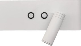 Nástenné LED svietidlo Resort R, 1x LED 10+3w, 4000k, (možnosť polohovania), w
