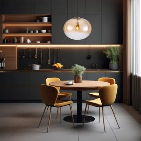 Luster na lanku CAMPANIA 1xE27/60W/230V zlatá