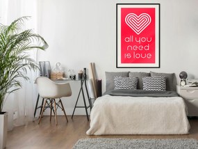 Artgeist Plagát - Let's Make Love [Poster] Veľkosť: 30x45, Verzia: Čierny rám