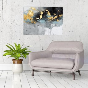 Sklenený obraz - Abstrakcia (70x50 cm)