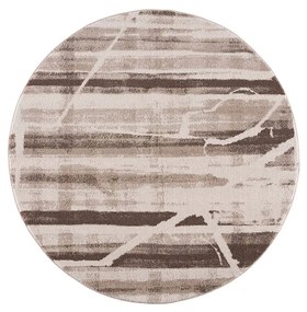 Dekorstudio Moderný okrúhly koberec MODA SOFT béžový 570 Priemer koberca: 120cm