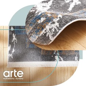Koberec Arte Piran Marble sivý / čierny