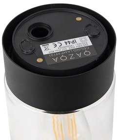 Moderné stropné svietidlo čierne 22,6 cm IP44 - Jarra