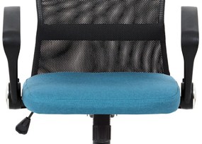Autronic -  Kancelárska stolička Junior KA-V202 BLUE, modrá látka, čierna MESH