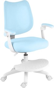 Detská rastúca stolička Neoseat JUNI 022 — látka, prateľný poťah, modrá
