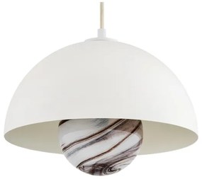 Argon 8443 - Luster na lanku PIAVA 1xE14/7W/230V alabaster biela