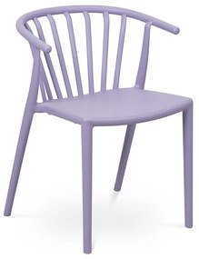 Plastová záhradná stolička v levanduľovej farbe Capri – Bonami Essentials