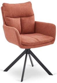 Otočná jedálenská stolička PAUL, terakota