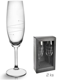 Poháre na sekt v súprave 2 ks 220 ml – Orion