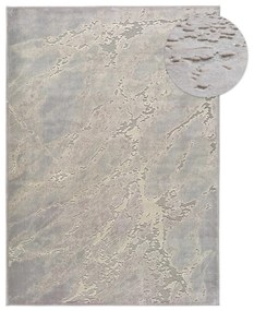 Sivo-béžový koberec z viskózy Universal Margot Marble, 160 x 230 cm