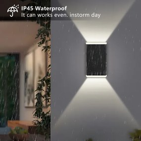 Brilagi - LED solárne nástenné svietidlo SUN GUARD LED/2W/3,7V 2000 mAh IP45