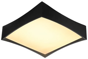 LED stropné svietidlo Veccio čierne